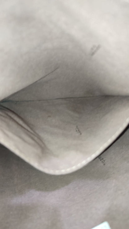 Fendi Zucca White Coated Canvas Bag