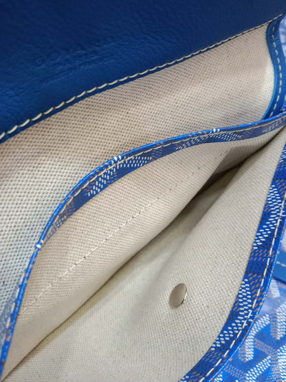 Goyard Saint Louis Tote Blue GM