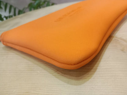 Hermes Neoprene Bain Orange Pouch