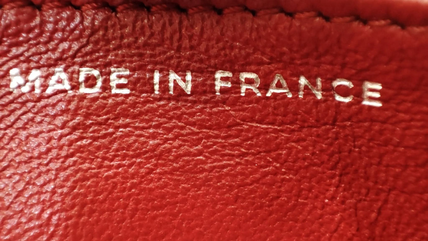 Chanel Wallet on Chain Red Lambskin Series 16