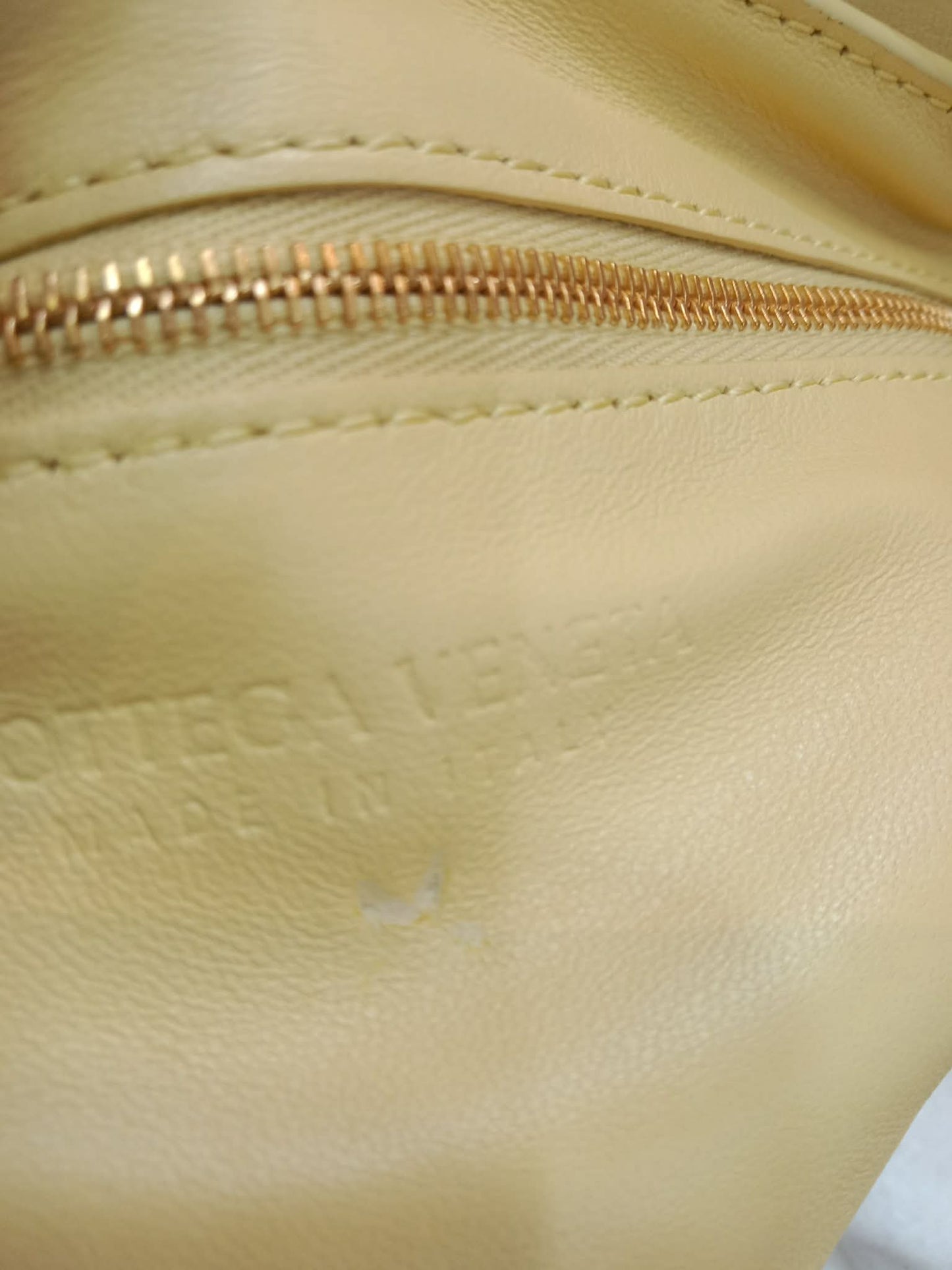 Bottega Veneta Chain Cassette Shoulder Bag Yellow