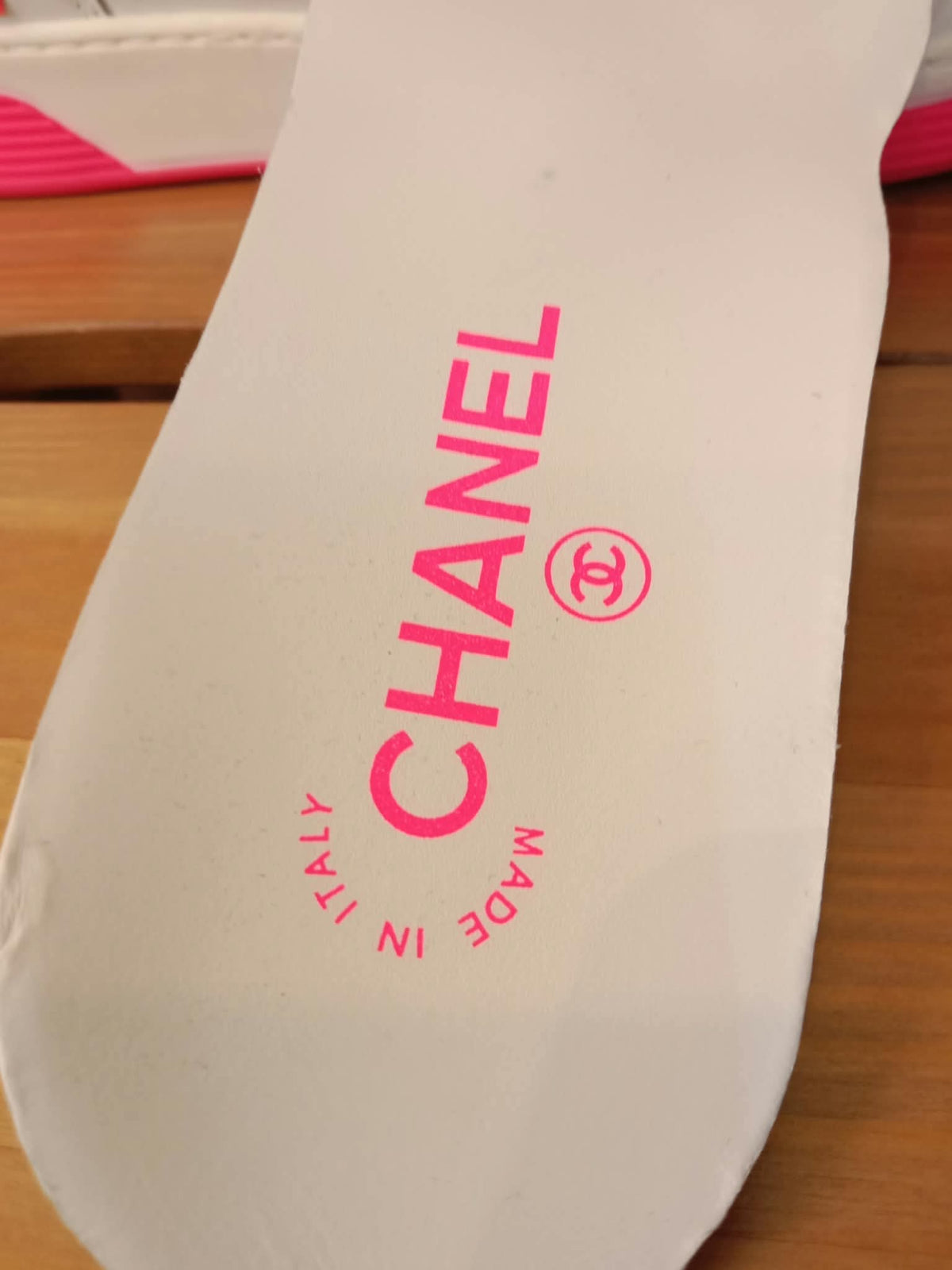 Chanel White Leather CC Lace-Up Sneakers Neon Multicolor Size 37