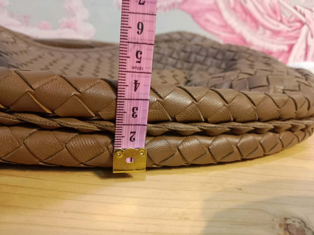 Bottega Veneta Hobo Intrecciato Bag Brown