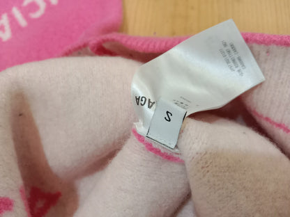 Balenciaga Wool Sweater Pink Size Small