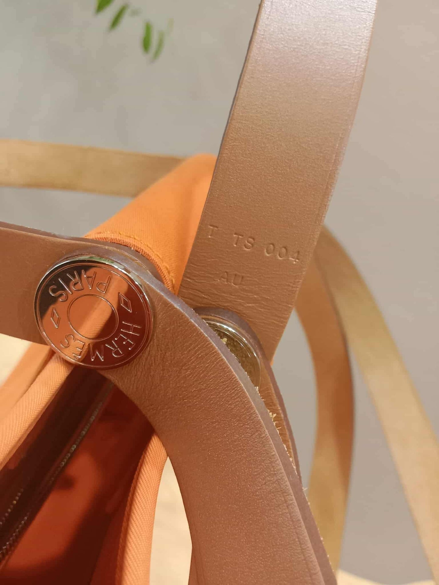 Hermes Cabag Elan Poppy Orange Stamp T 2015
