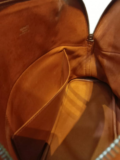 Hermes Bolide 31 Orange Clemence Stamp H Square 2004