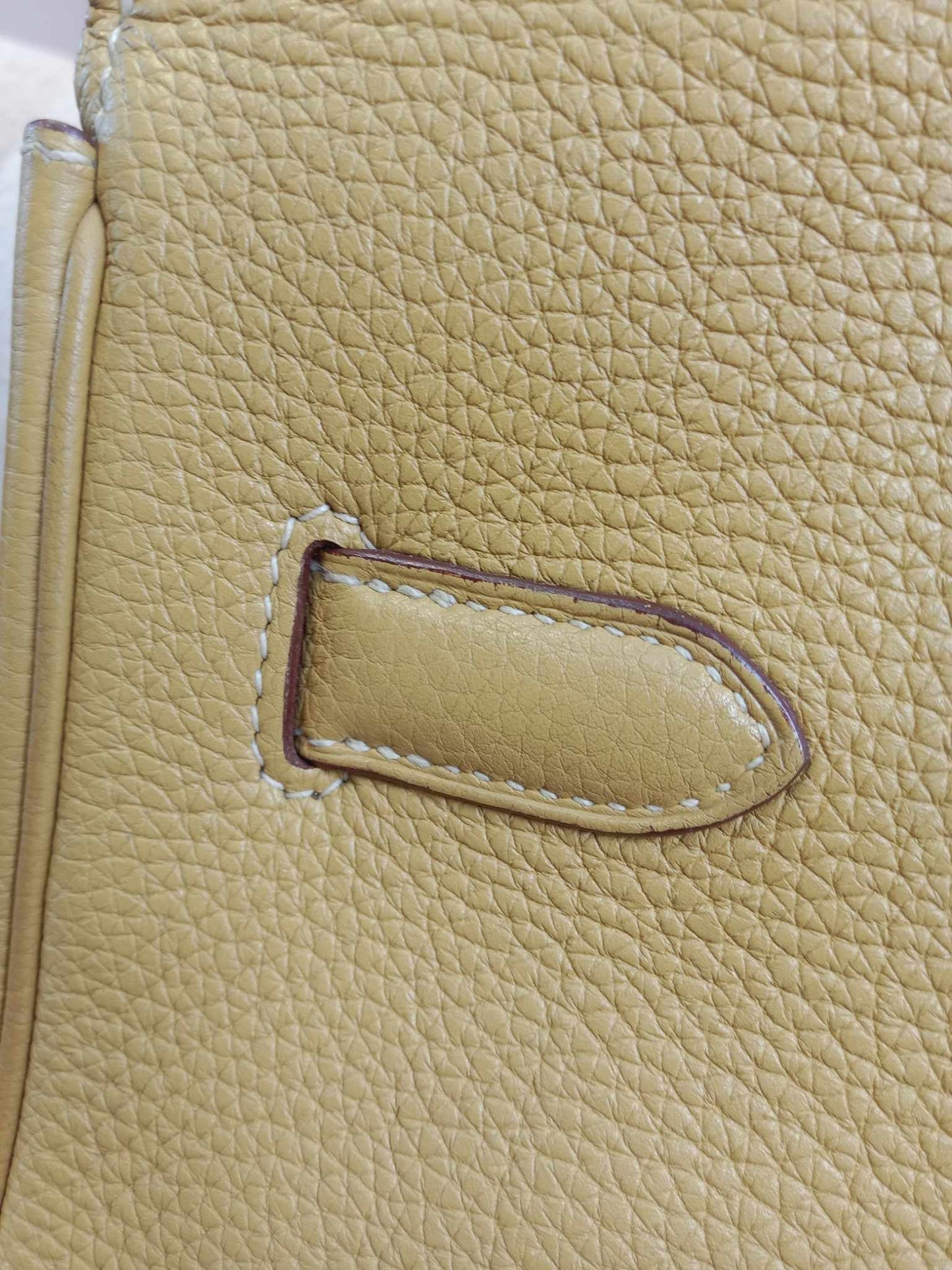 Hermes Birkin 35 Jaune Poussin Togo Stamp M Square 2009