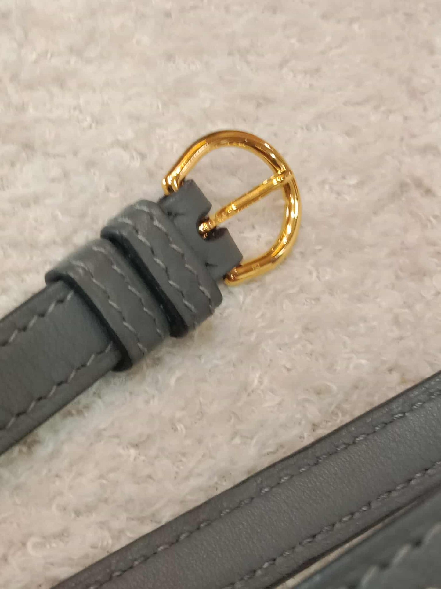 Hermes Mini 24/24 Gris Meyer Evercolor Stamp U 2022