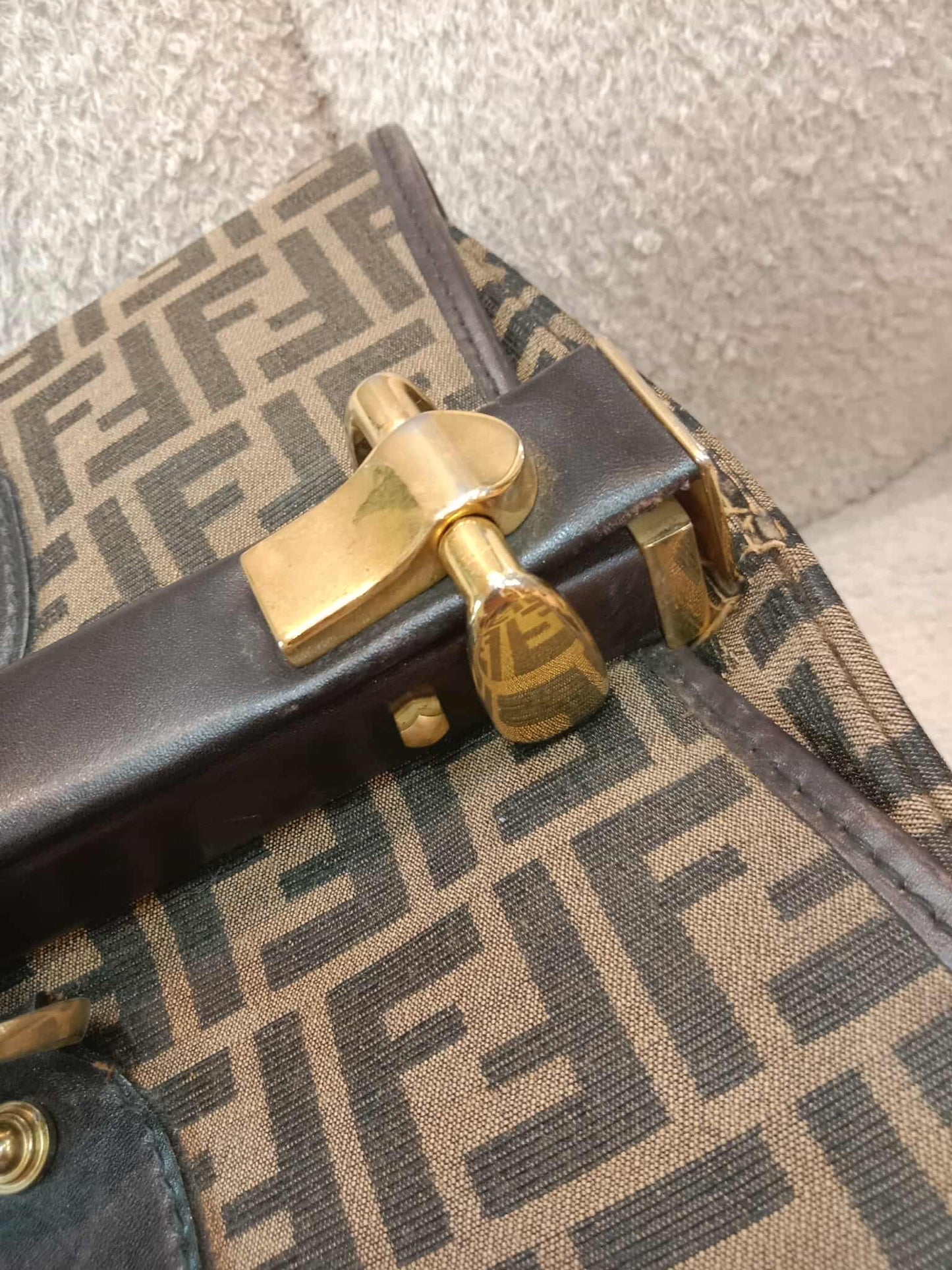 Fendi Boston Bag Brown