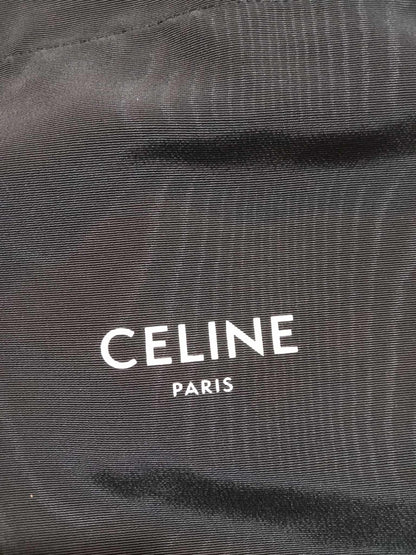 Celine Triomphe Phone Flap Pouch Black-Brown