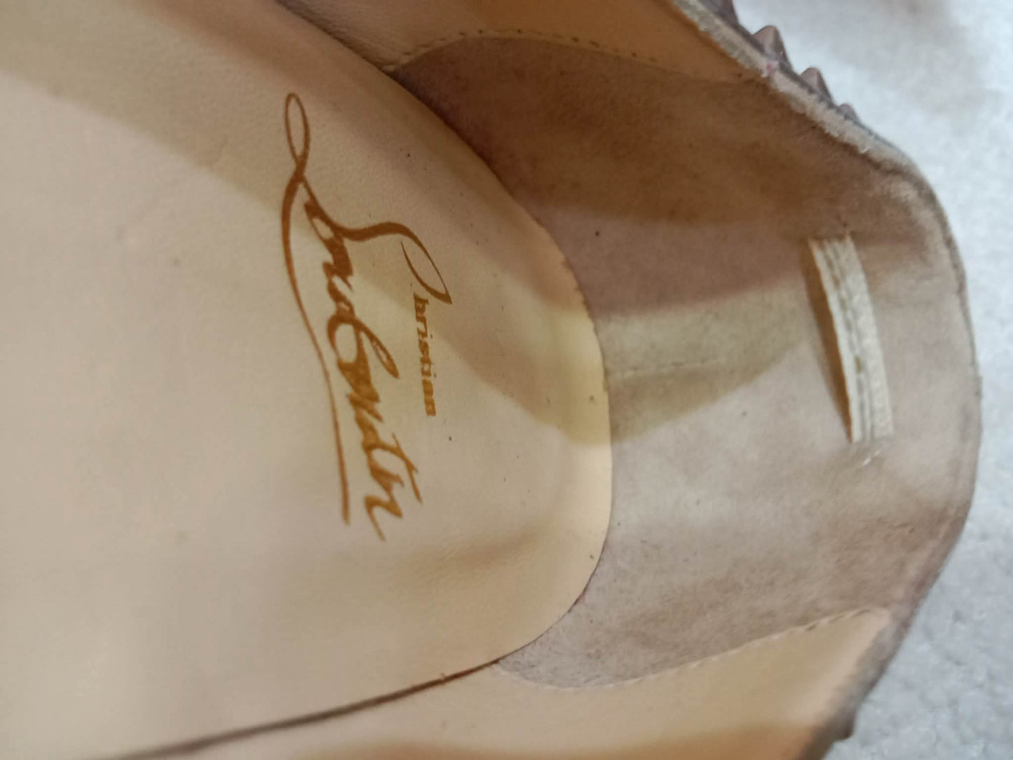 Christian Louboutin Condora Spikes Pumps Size 37