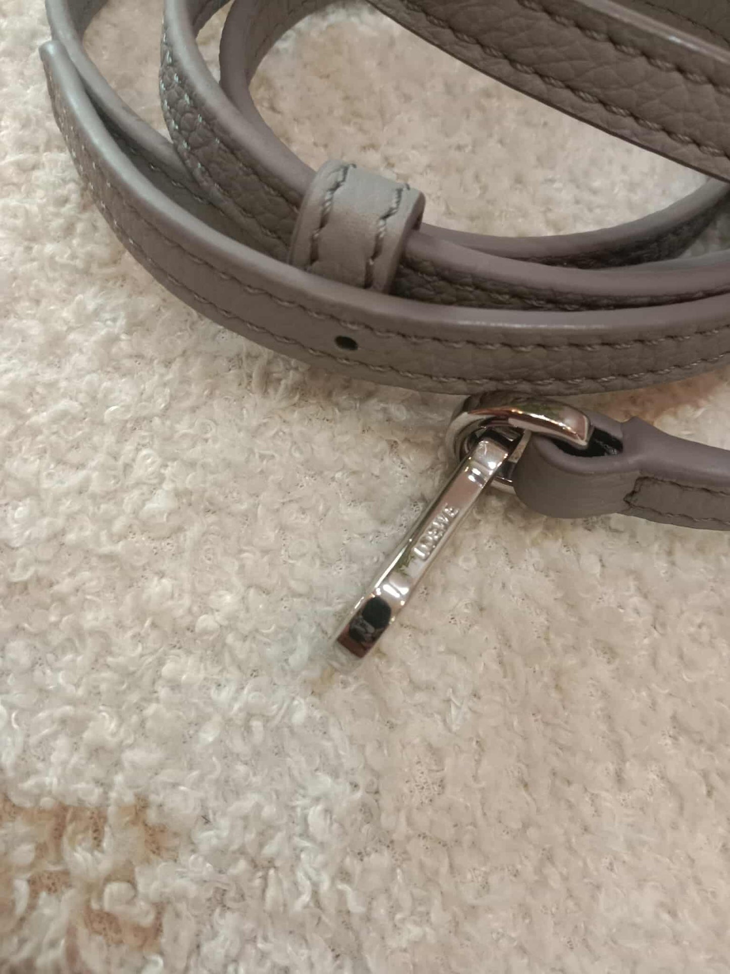 Loewe Puzzle Bag in Pearl Gray