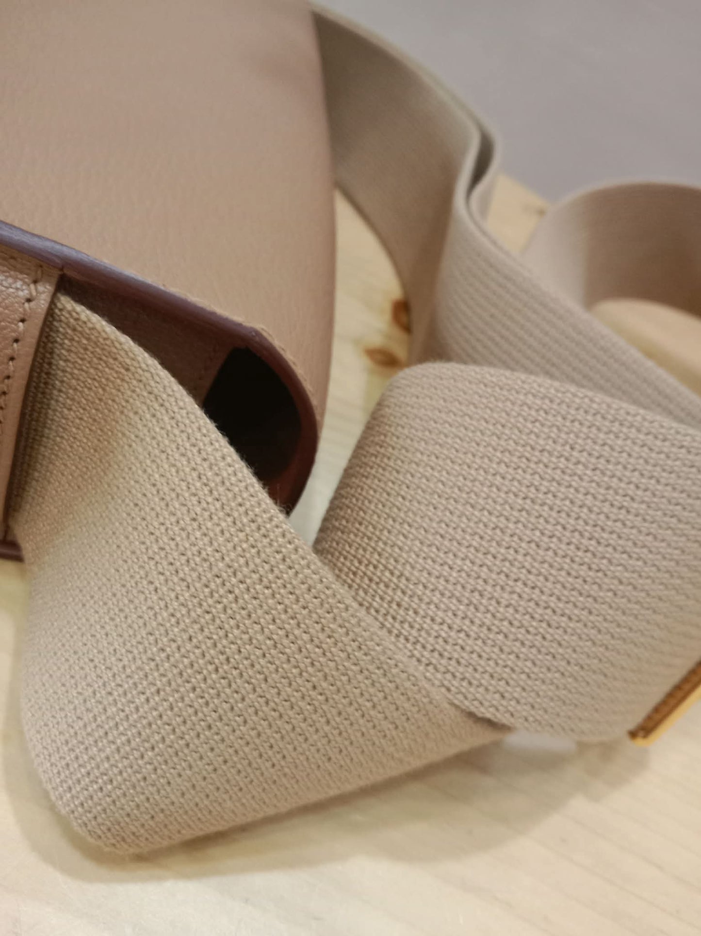 Hermes Geta Chevre Mysore/Swift Etoupe GHW Stamp U 2022