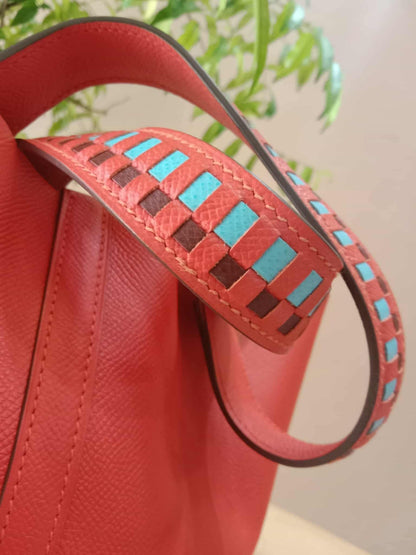 Hermes Picotin Lock 18 Epsom Capucine Stamp C 2018