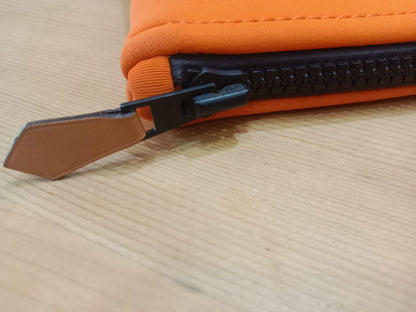 Hermes Neoprene Bain Orange Pouch