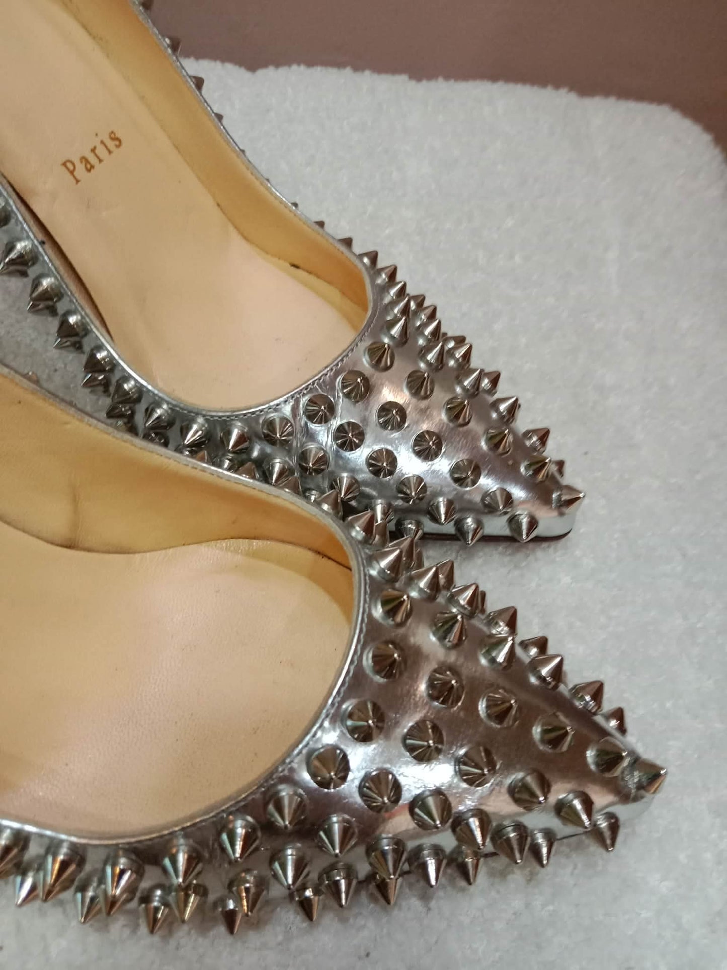 Christian Louboutin Condora Spikes Pumps Size 37