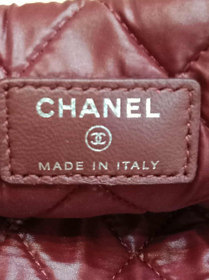 Chanel Colorblock Patchwork O-Case Clutch Lambskin Series 22