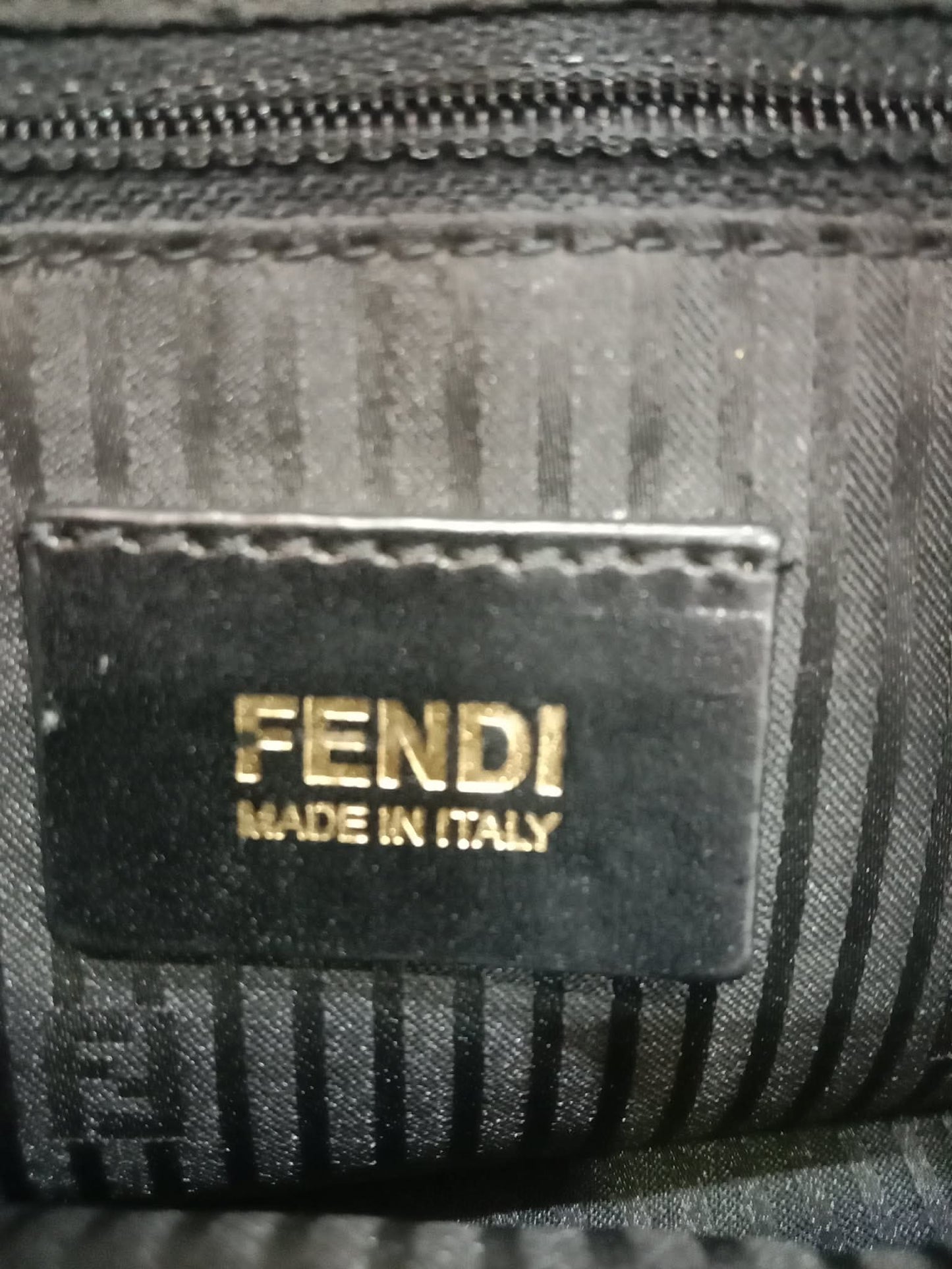 Fendi Mia Flap Bag Leopard Print Shoulder Bag