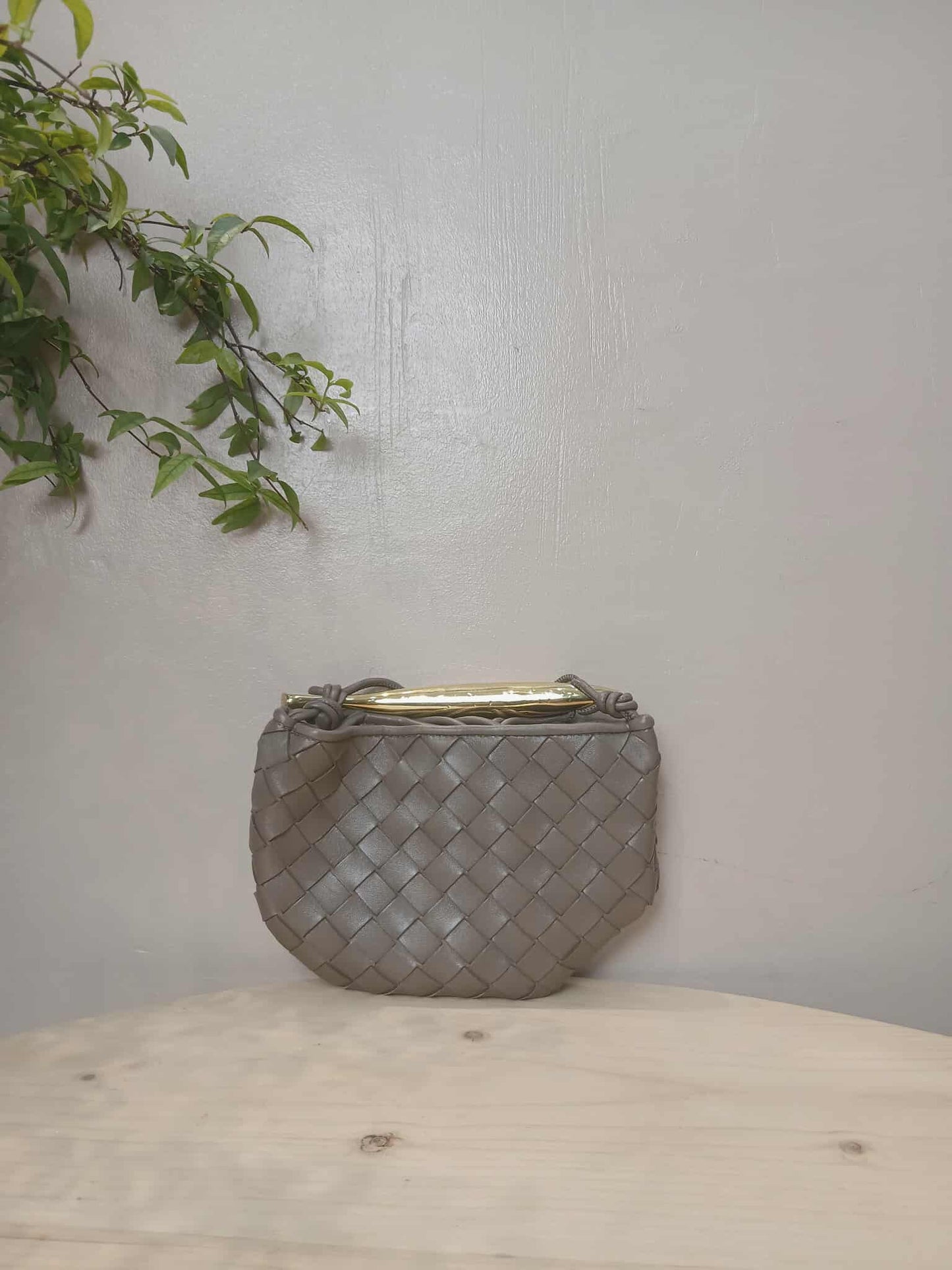 Bottega Veneta Sardine Brown Mini Bag