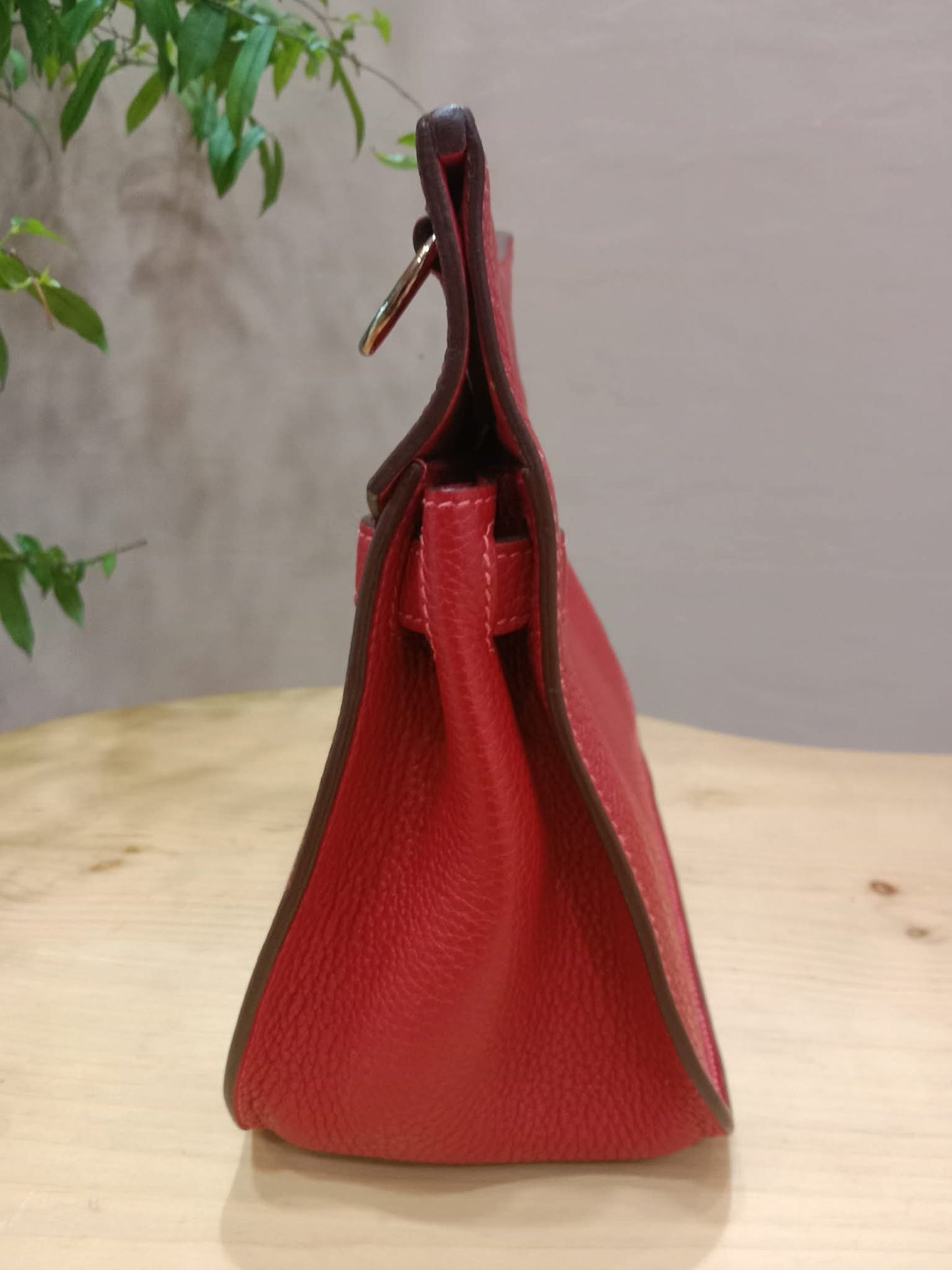 Hermes Jypserie 28 Rouge Casaque Clemence Stamp B 2023