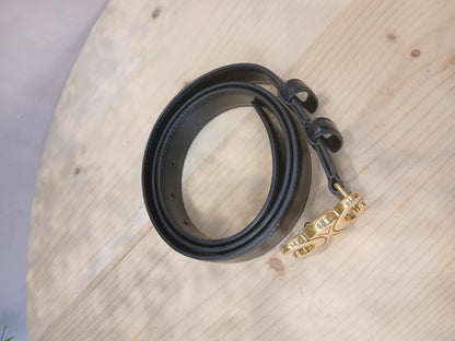Celine Triomphe Black Belt 95 CM