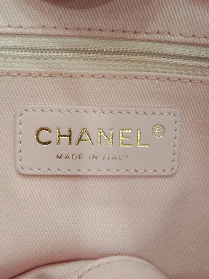 Chanel Deauville Tote Tweed Pink Microchipped