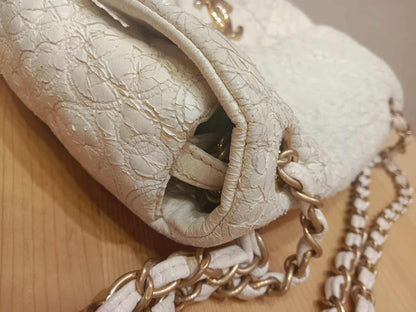 Chanel Rock in Moscow Flap Bag from the Pre-Fall Cream White Flap Bag Series 12