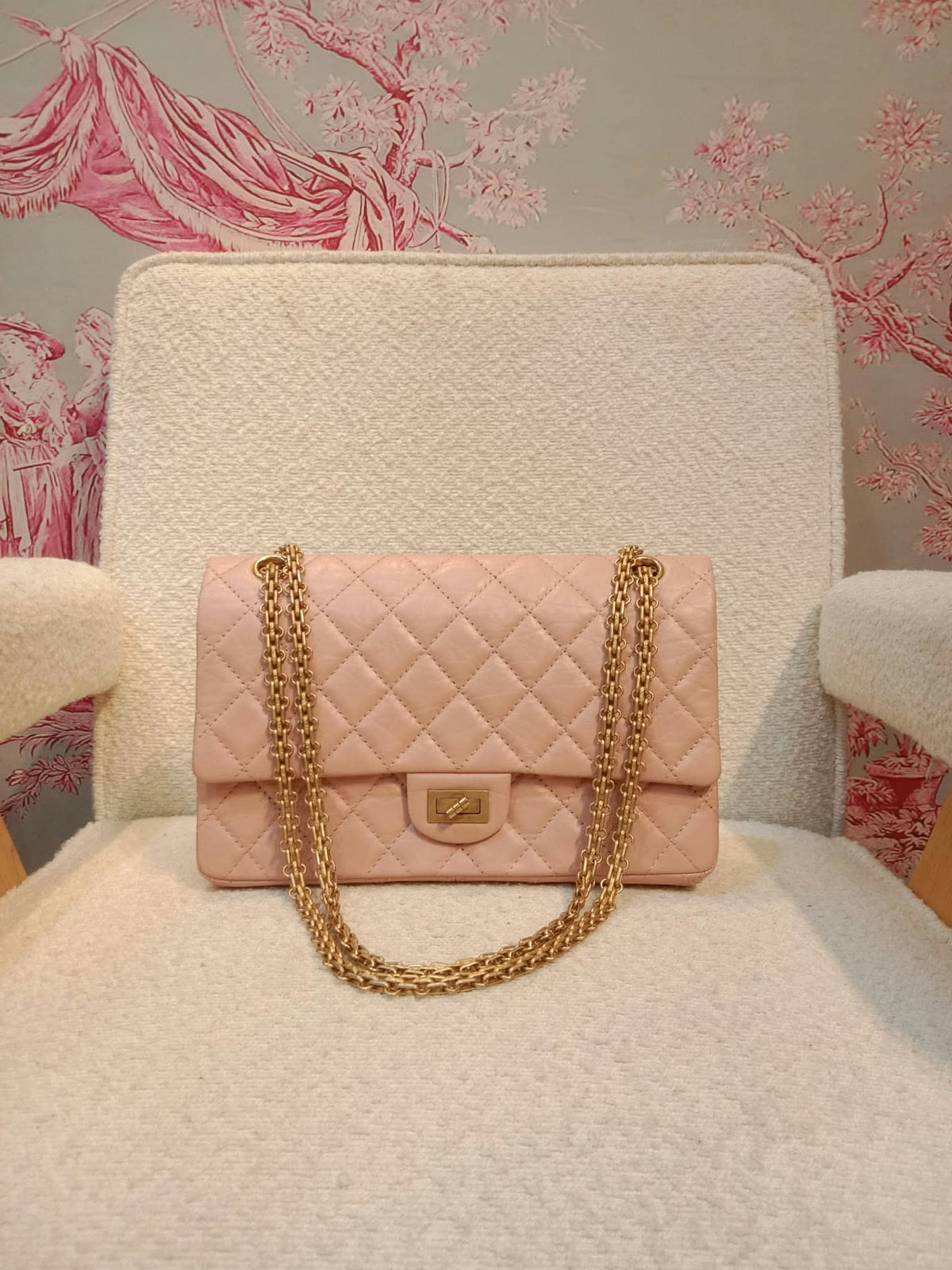 Chanel 2.55 Reissue 226 Double Flap Pink Series 27