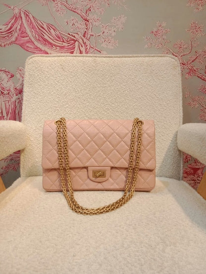 Chanel 2.55 Reissue 226 Double Flap Pink Series 27