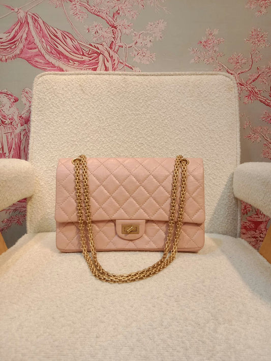Chanel 2.55 Reissue 226 Double Flap Pink Series 27