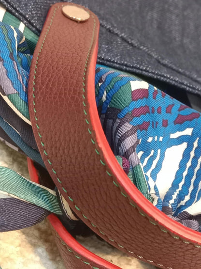 Hermes Petit H Denim Tote