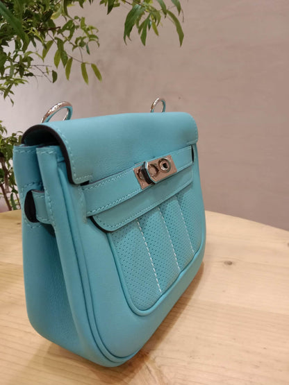 Hermes Berlin Mini Bleu Atoll Swift Stamp T 2015