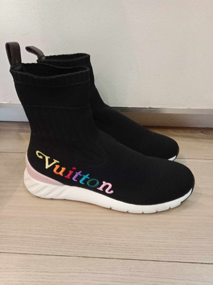 Louis Vuitton Aftergame Logo Sneakers Black 37