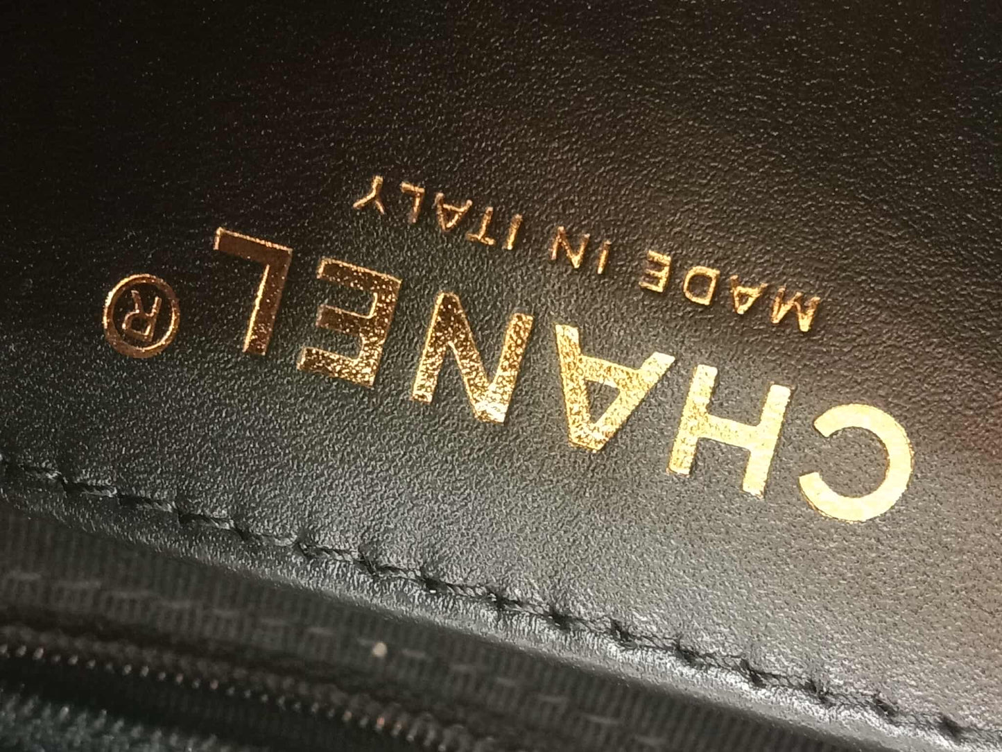 Chanel Seasonal Flap Caviar Black Microchipped