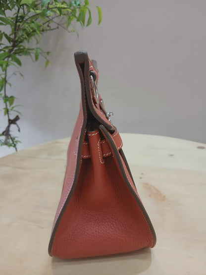 Hermes Jypserie 28 Clemence Rouge Venetian Stamp  P 2012