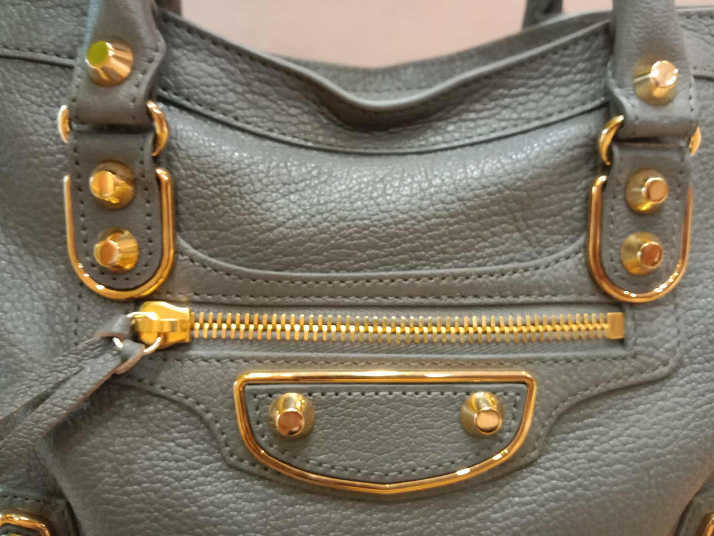 Balenciaga City Bag Gris Acier