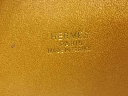 Hermes Bolide 35 Poppy Orange Clemence Stamp F Square (2002)