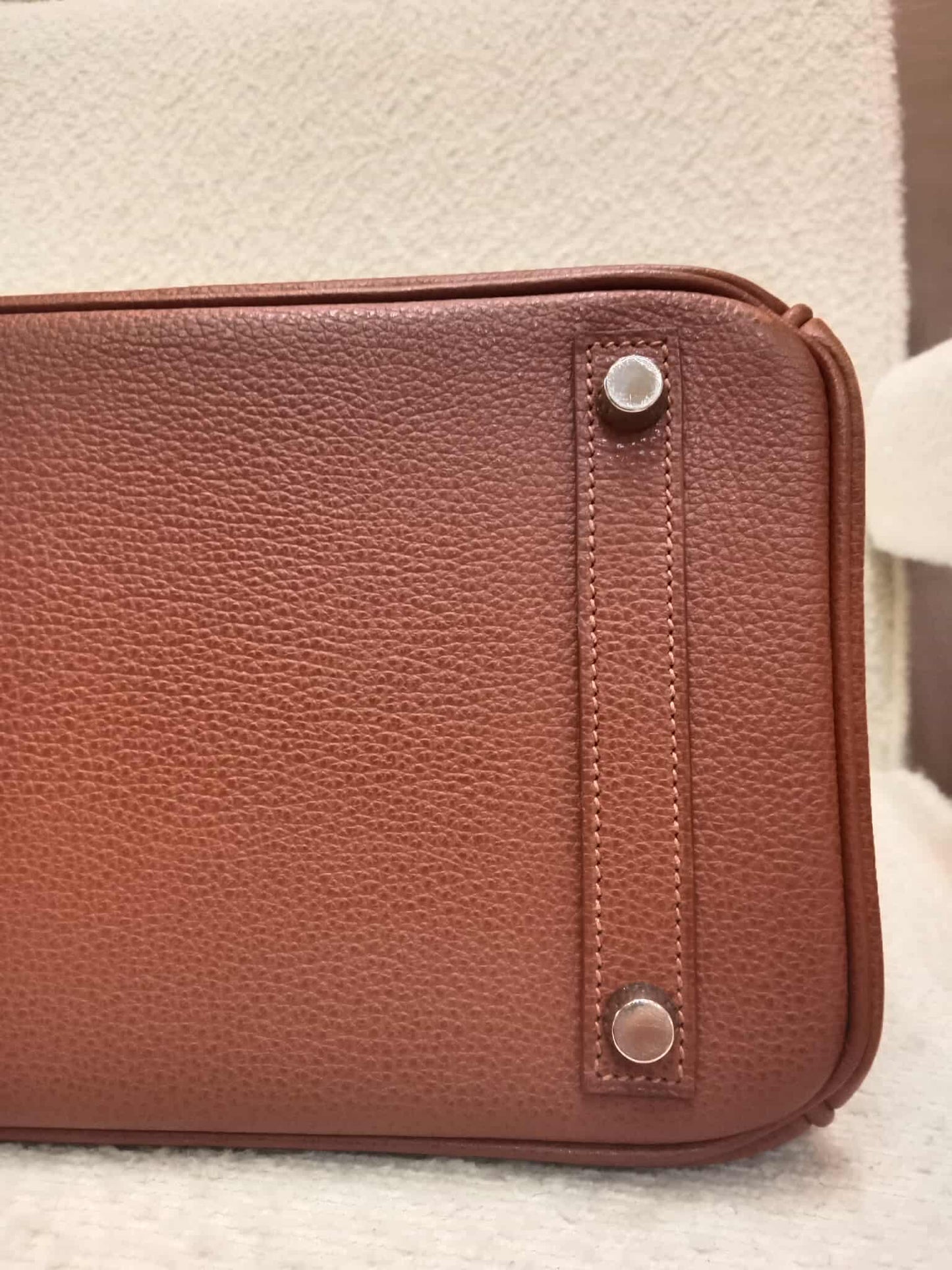 Hermes Birkin 30 Ardennes Noisette Stamp I Square 2005