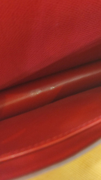 Hermes Constance 18 Red Courchevel Stamp Y Circle 1995
