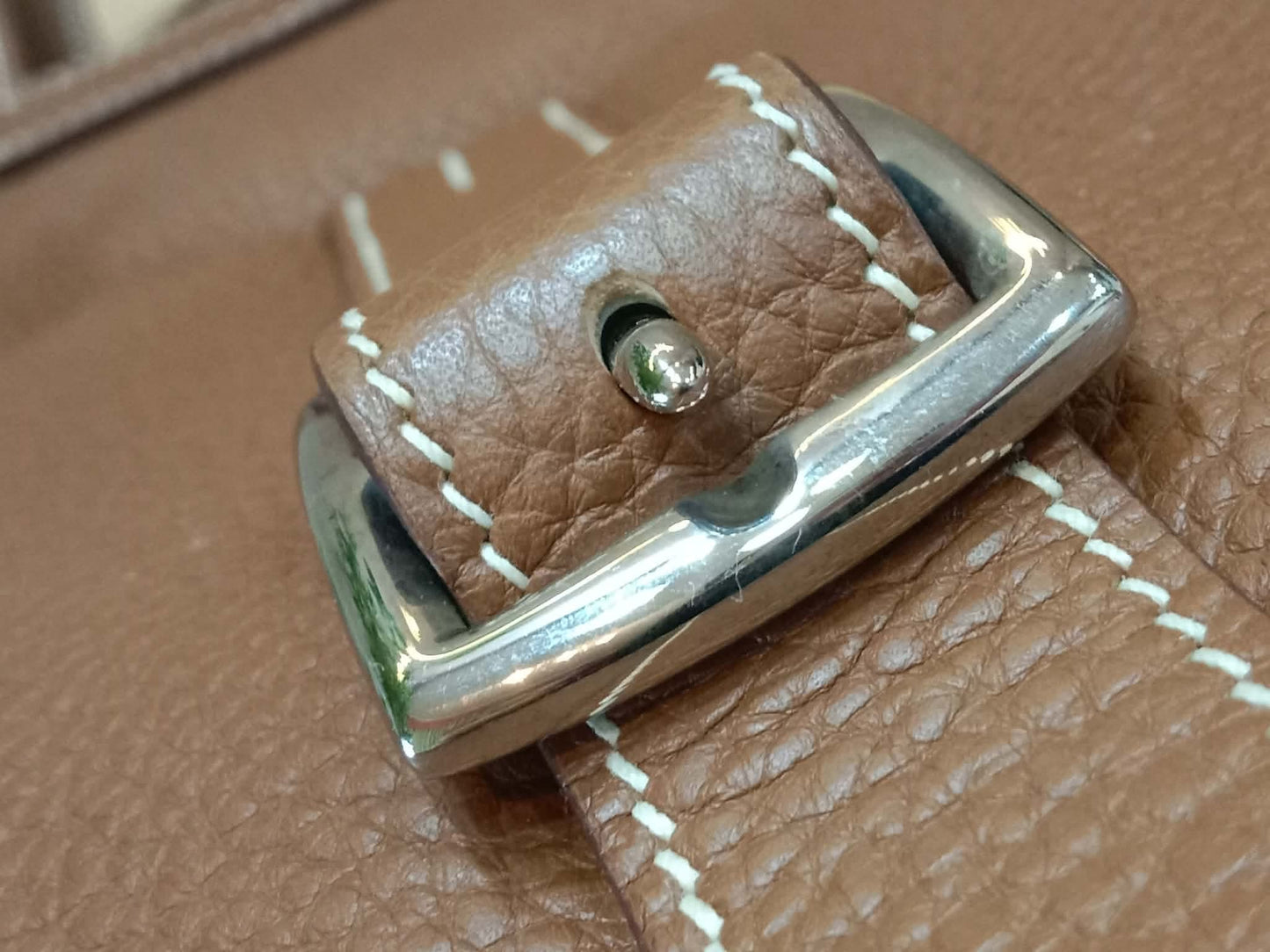 Hermes Halzan 31 Clemence Gold Stamp R 2014