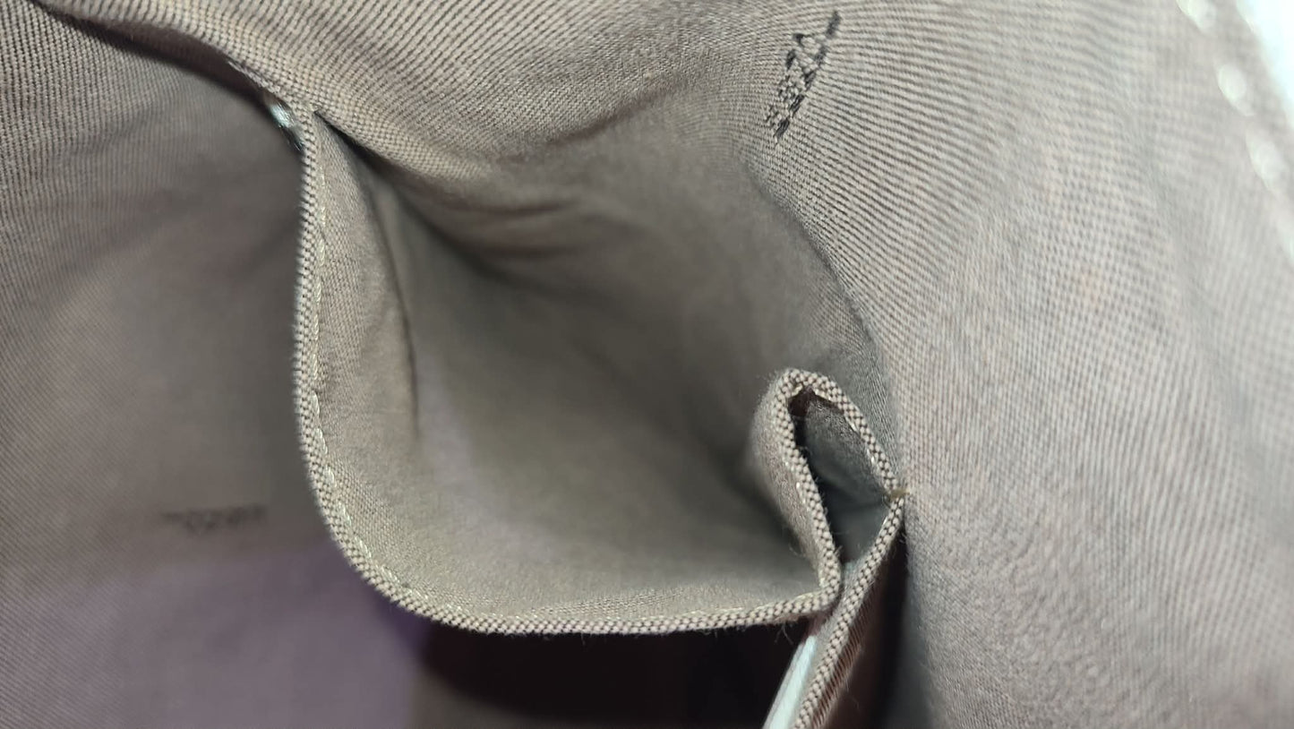 Fendi Zucca White Coated Canvas Bag