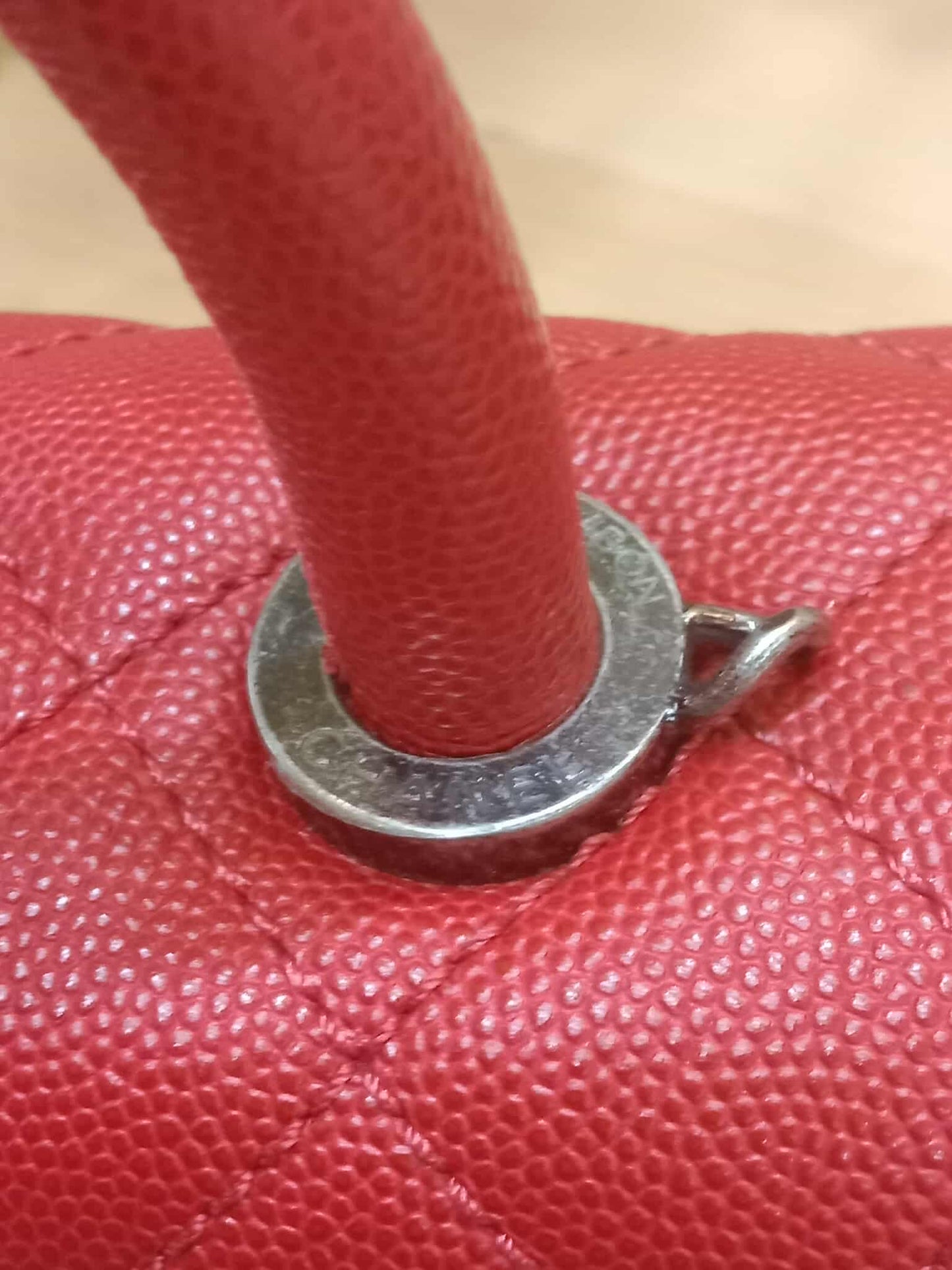 Chanel Cocohandle Caviar Red Small Series 23