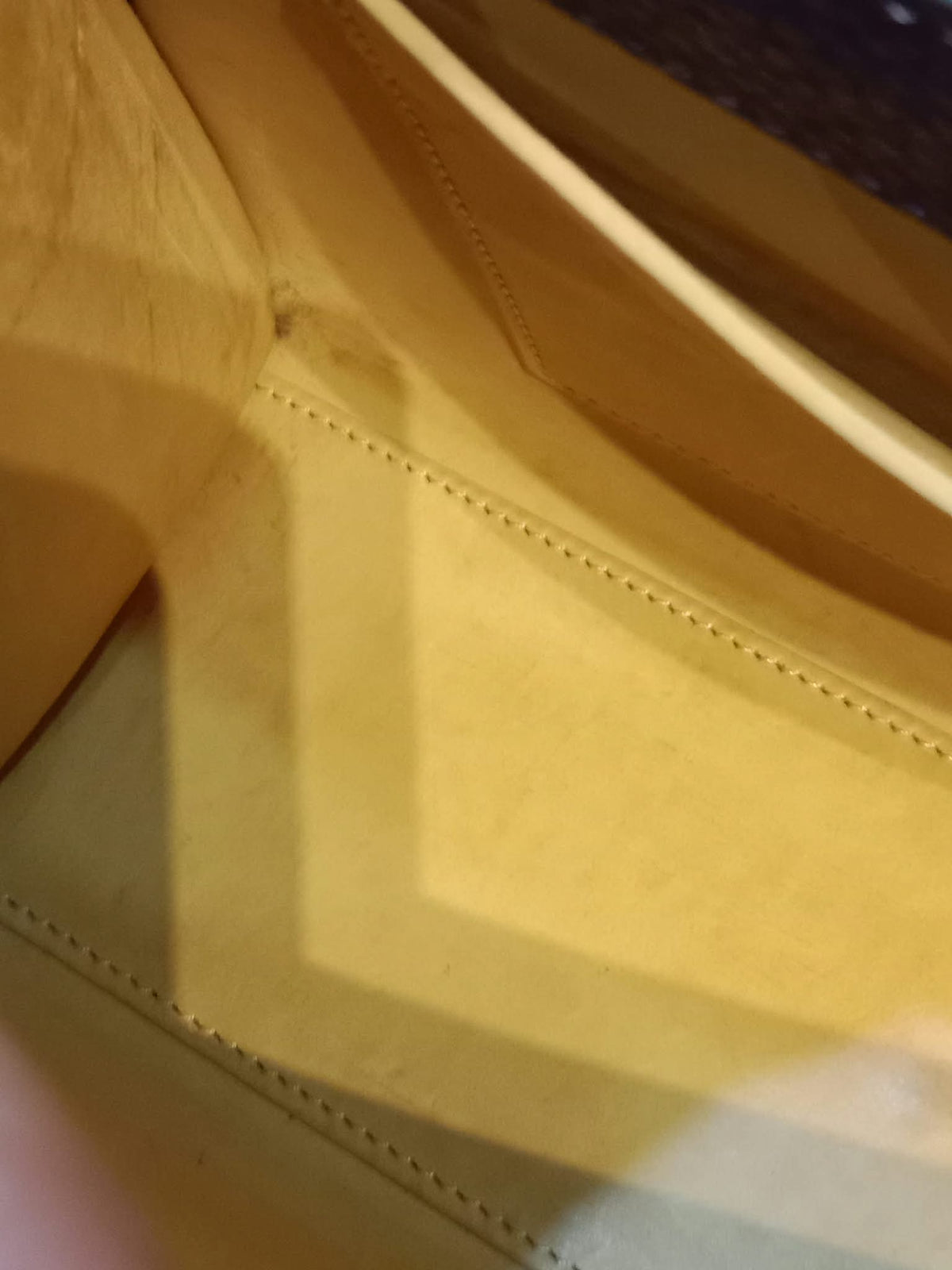 Moynat Rejane Purple Leather Bag