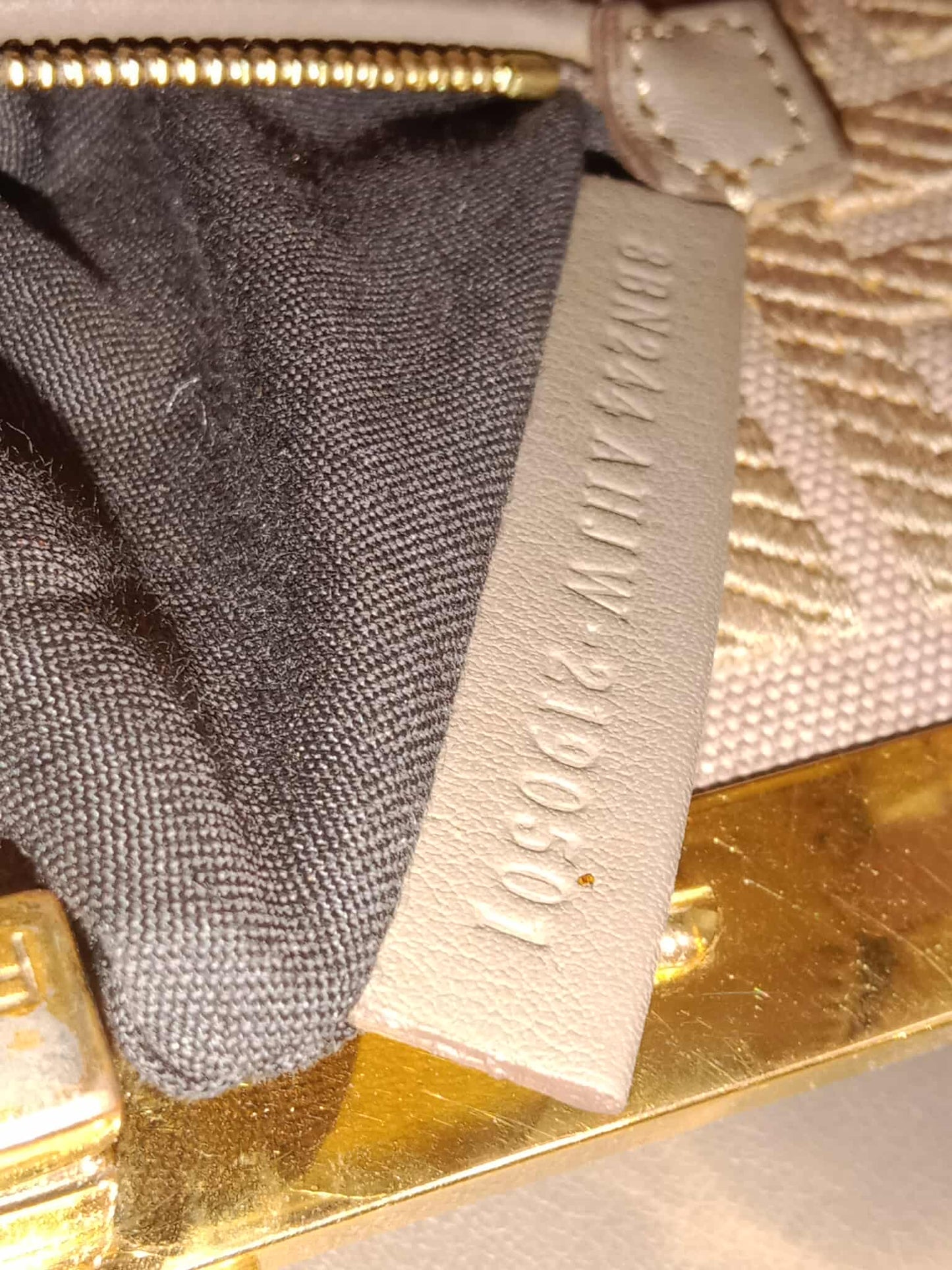 Fendi Peekaboo Grey Leather Mini