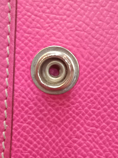 Hermes Evelyne Pink Epsom PM Stamp O Square 2011