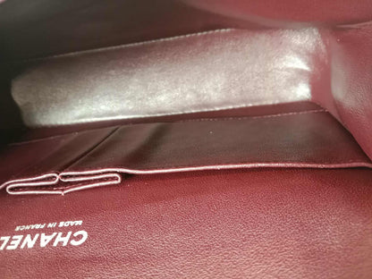 Chanel Classic Double Flap Medium Black Caviar Series 19