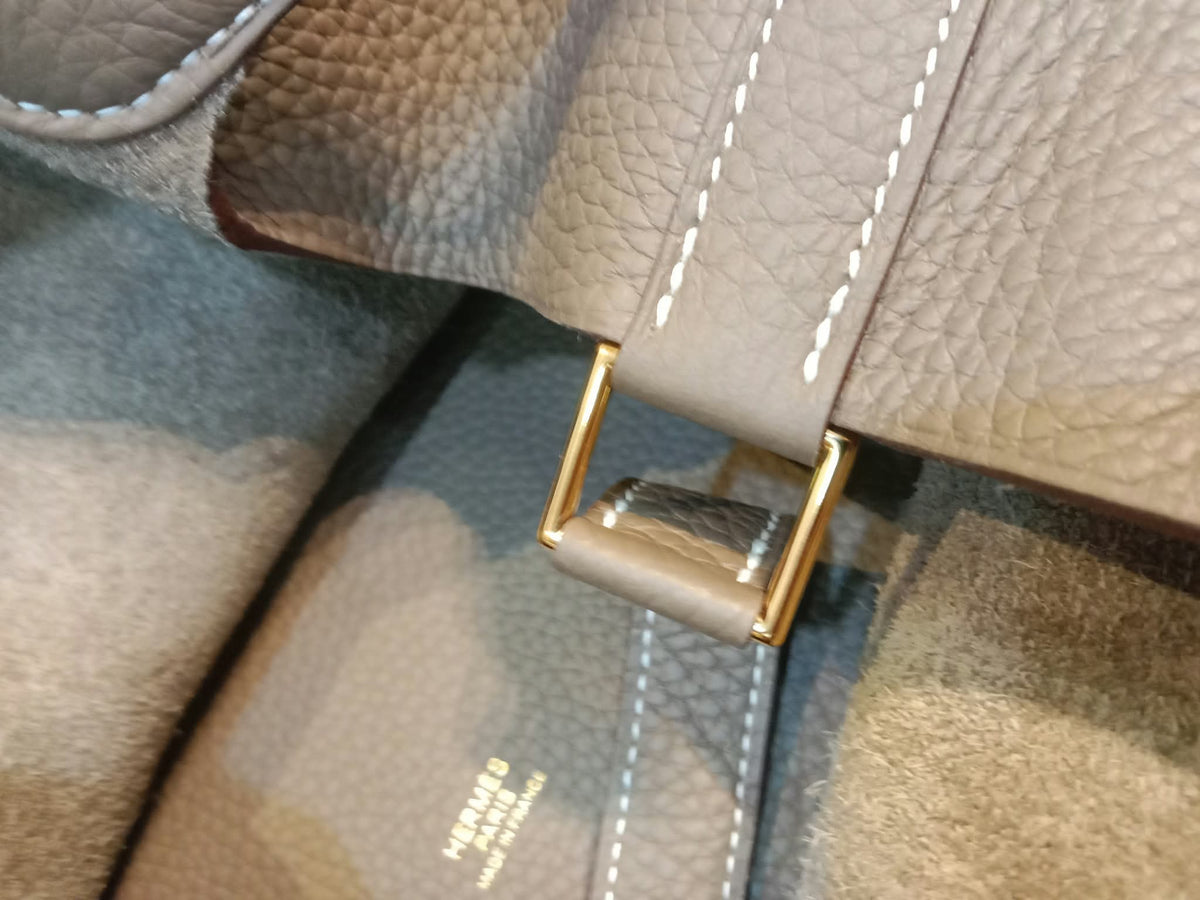 Hermes Picotin 26 Etoupe Clemence Stamp B 2023
