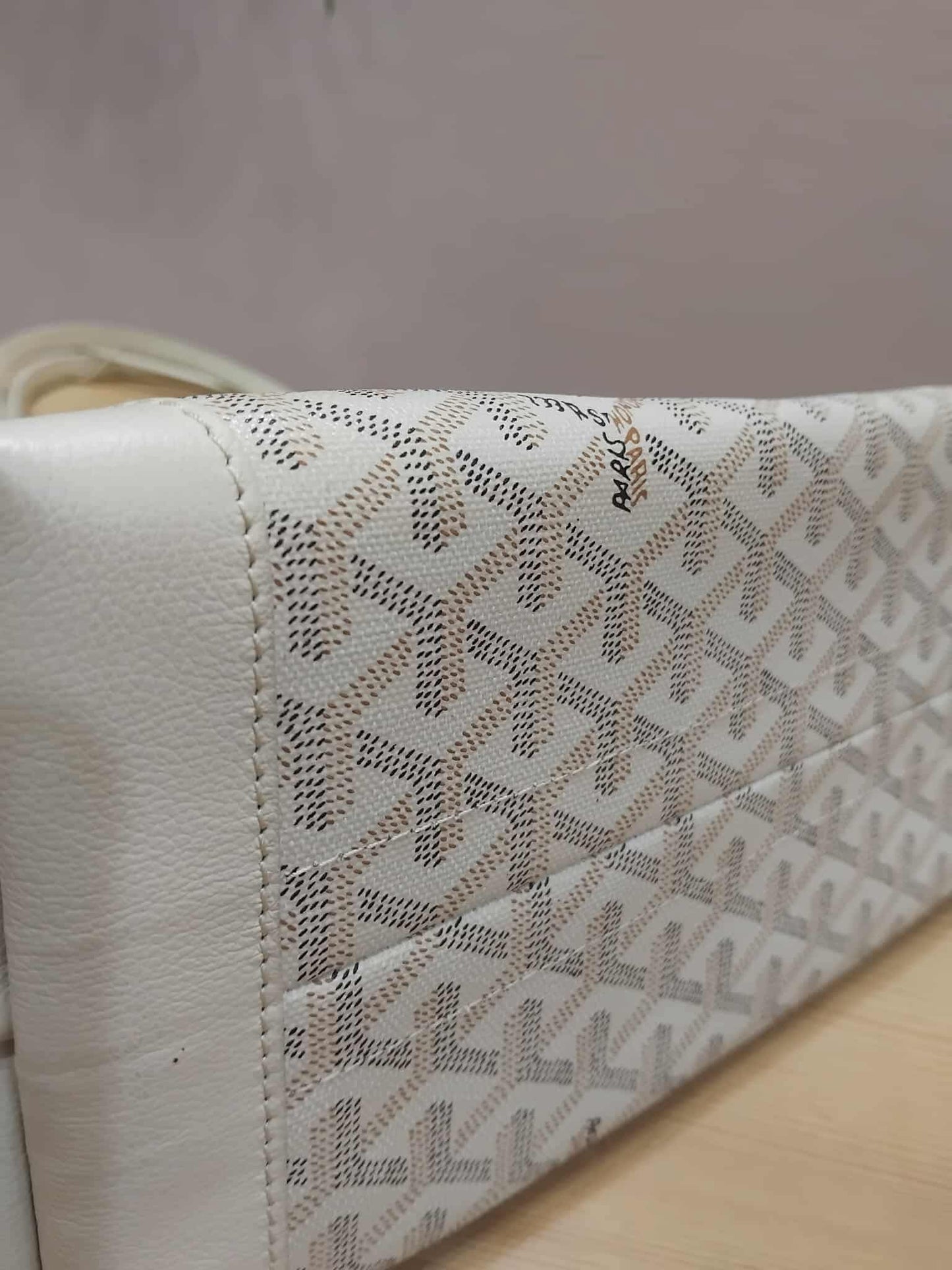 Goyard Bellechasse Biaude White PM