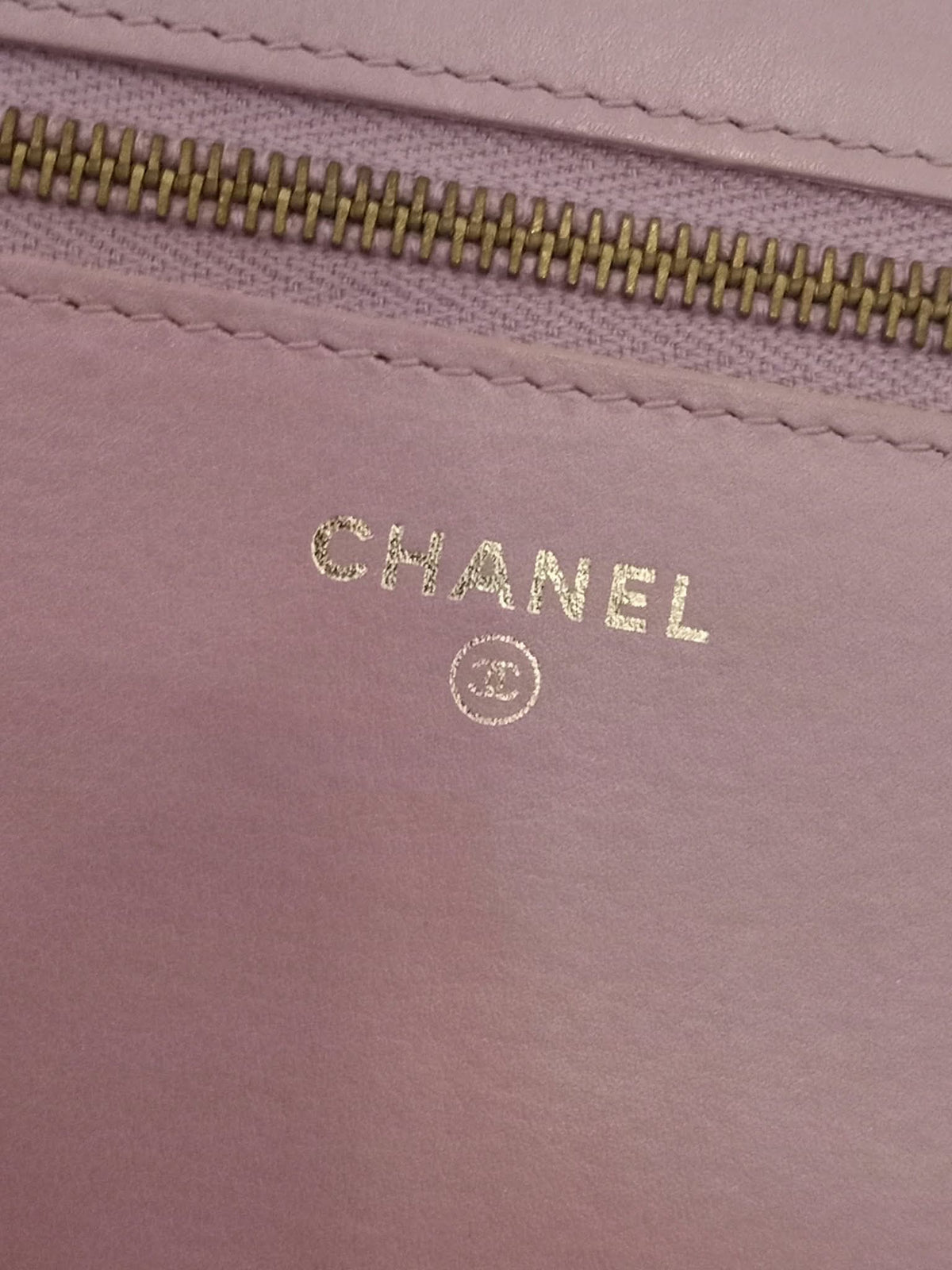 Chanel Boy Flap Wallet on Chain Crocodile Lavender Series 20