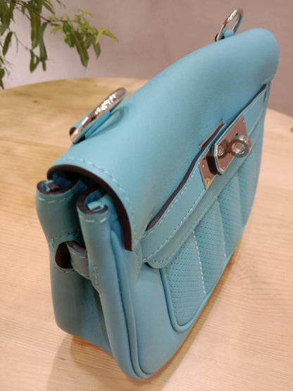 Hermes Berlin Mini Bleu Atoll Swift Stamp T 2015